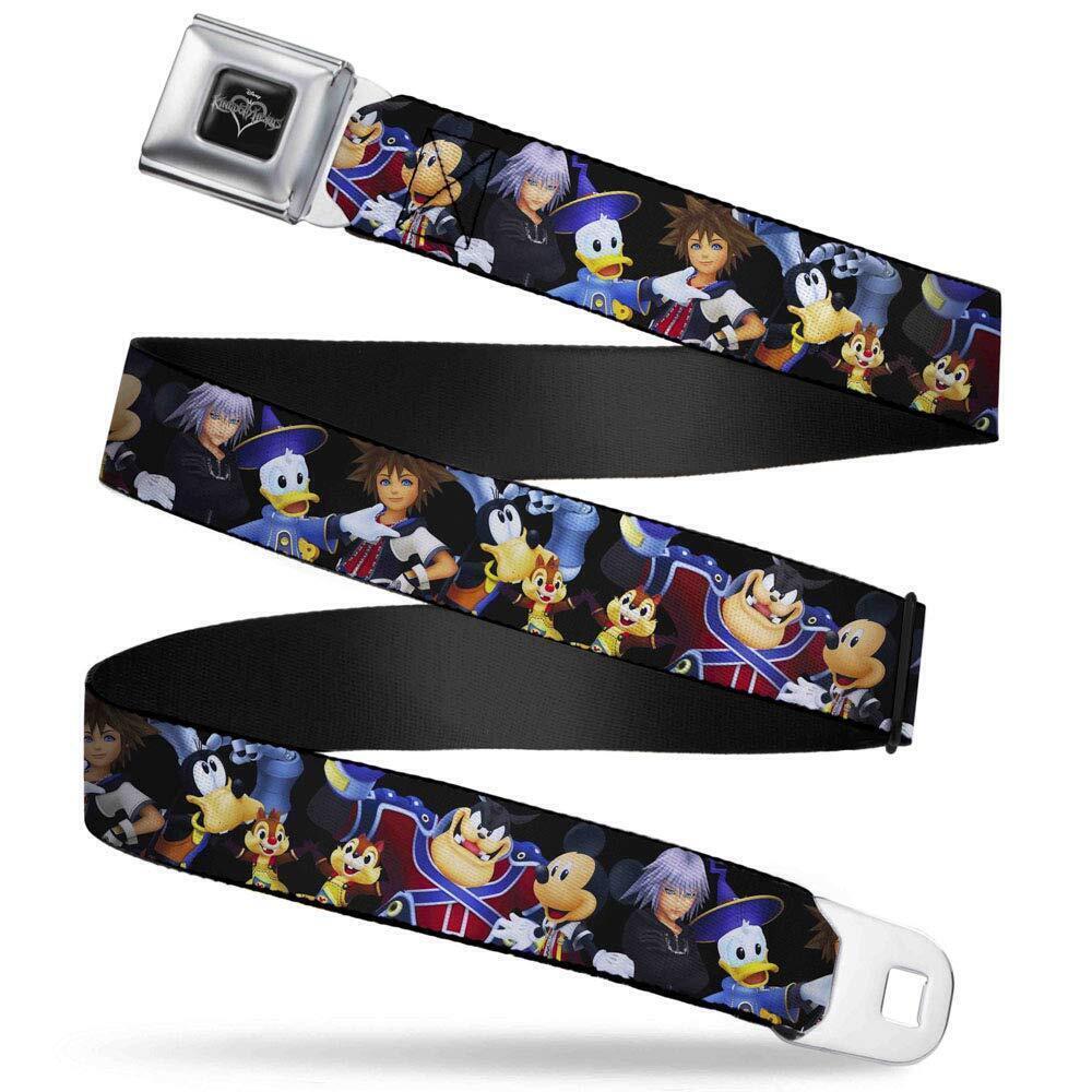 2663 Standard Seatbelt Belt Kingdom Hearts II Regular, 1.5" Wide-Fits Pant
